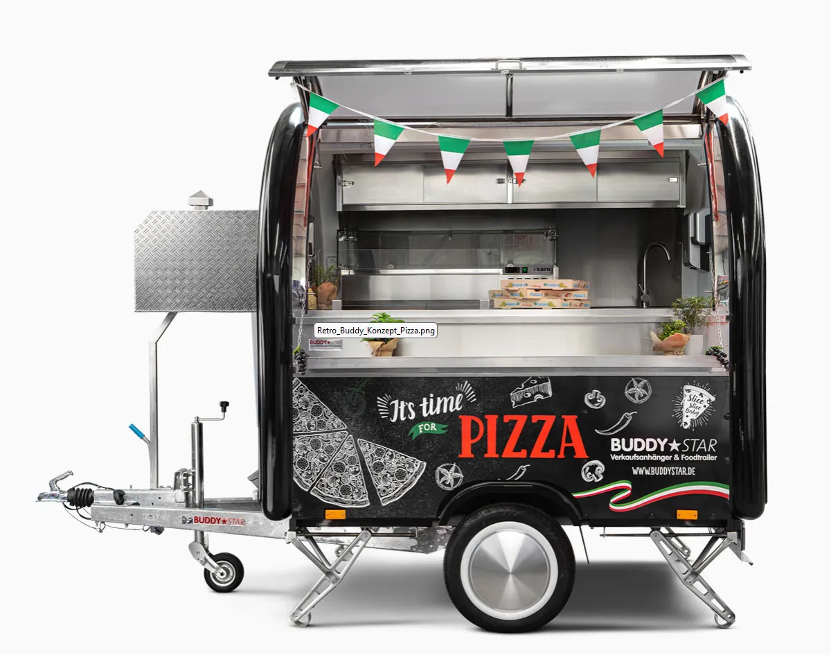 Pizzawagen als Buddy★Star Verkaufsanhänger